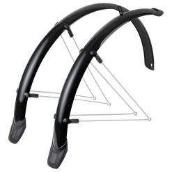 Garde Boue City-VTT Tringles 26'' Eurofender Rapido 51mm Noir (Paire) Avec Fixation Rapido