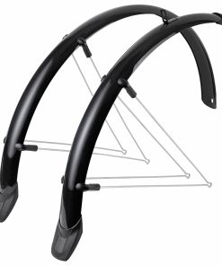Garde Boue City-VTT Tringles 26'' Eurofender Rapido 51mm Noir (Paire) Avec Fixation Rapido