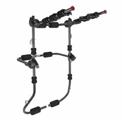 Porte Velo de Coffre Mottez Athena High 3 Sangles Rehausse Pour 3 Velos - Fabrication Francaise Homologue Ce - Charge Maxi 45Kgs (Produit 100% Monte Haut de Gamme)