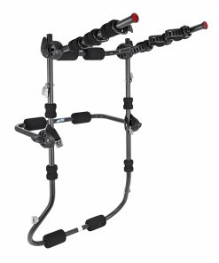 Porte Velo de Coffre Mottez Athena High 3 Sangles Rehausse Pour 3 Velos - Fabrication Francaise Homologue Ce - Charge Maxi 45Kgs (Produit 100% Monte Haut de Gamme)