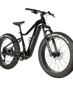 Velo Electrique-Vae VTT Fat Bike 26 Leader Fox Braga Mixte Noir 9V Moteur Central Bafang M510 36V 95Nm Batterie 23,2Ah (18'' - H45,7Cm - Taille M - Pour Adulte de 168Cm À 178Cm)