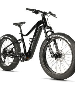 Velo Electrique-Vae VTT Fat Bike 26 Leader Fox Braga Mixte Noir 9V Moteur Central Bafang M510 36V 95Nm Batterie 23,2Ah (20'' - H50,8Cm - Taille L - Pour Adulte de 178Cm À 185Cm)