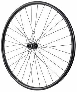 Roue VTC - Vae Disque 700 X 35 Double Paroi Avant Moyeu Shimano Tc500 Centerlock Tubeless Ready Axe Traversant 15-100 Noir Jante 23C 32 Rayons -Poids Max 180 Kg-