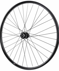 Roue VTC - Vae Disque 700 X 35 Double Paroi Arriere Cassette 11-10-9V Moyeu Shimano Tc 500 Centerlock Tubeless Ready Axe Traversant 12-142 Noir Jante 23C 32 Rayons -Poids Max 180 Kg-