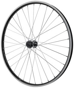 Roue VTT Patin Blocage 26" M670 Combo Plus Avant Centerlock Noir Renforce Moyeu Shimano Qc300 Special Loueur (Jante Double Paroi Avec Oeillets-Rayonnage Inox) Jante 21C 32 Rayons