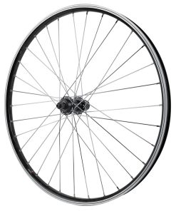 Roue VTT Patin Blocage 26" M670 Combo Plus Arriere Noir Moyeu Shimano Qc300 10-9-8V Compatible 11-10-9V Jante 21C 32 Rayons -Poids Max 150Kgs-