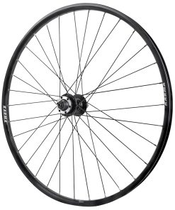 Roue VTT Disque Blocage 27.5" Karma Arriere Noir Moyeu Velox Disque 6 Trous Roue Libre Type Shimano 7-6-5V Compatible Vae Jante 21C 32 Rayons -Poids Max 150Kgs-