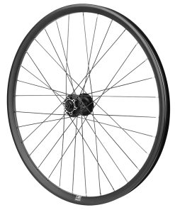 Roue Vtt Disque Blocage 27.5" Pulse Double Paroi Avant Moyeu Shimano M475 Deore Disc 6 Trous Tubeless Ready Noir Jante 23C 32 Rayons -Poids Max 150Kgs-