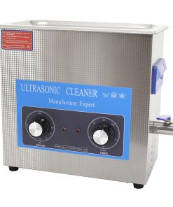 Nettoyeur-Bac Ultrasons Professionnel Analogique 6,5L 180 Watts Avec Vanne de Vidange (300X155X150mm) (Qualite Premium)