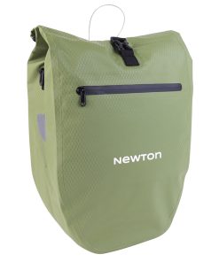 Sacoche Arriere Velo Laterale Sac Bandouliere Newton Vert D'Eau Droit-Gauche 21L Fixation Quick Lock Pour Porte Bagage Avec Systeme Antivol (53 X 29,5 X 13,5 Cm)