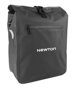 Sacoche Arriere Velo Laterale Sac Bandouliere Newton Noir Droit-Gauche 20L Fixation A Crochet et Velcro Pour Porte Bagage