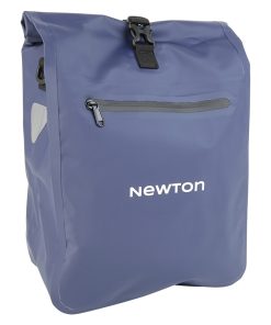 Sacoche Arriere Velo Laterale Sac Bandouliere Newton Bleu Droit-Gauche 20L Fixation A Crochet et Velcro Pour Porte Bagage