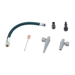 Embout de Gonflage Zefal Universel (Assortiment Embouts-Aiguille-Adaptateur-Flexible) (Kit 6 Pieces)