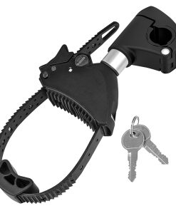 Bras - Fixe Cadre Pour Porte Velo Plateforme Longueur 12 Cm Avec Antivol (Arceau En U 3 Cm) Pour Crow Basic-Amber et Autres Marques