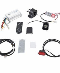 Kit Controleur Pour Trottinette Compatible Xiaomi Mi4 (Inclus Gachette Accelerateur, Controleur,Circuit Imprime Compteur, Eclairage Avant-Arriere, Cable) -Gravity-