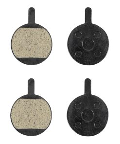 Plaquette de Frein Trottinette Compatible Brigmton, Dualtron, Joyor, Kaabo, Kugoo, Ovex, Skateflash, Tne, vsett, Zero (Resine 2.3mm Diam 25 mm) (Vendu Par 2 Paires) -Selection Gravity-