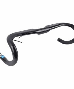 Cintre Guidon Route Pro Vibe Aero Compact Carbone Noir L 42 Exterieur (Axe-Axe 42Cm) Pour Potence 31.8mm Pour Passage Cable Interne (Di2)