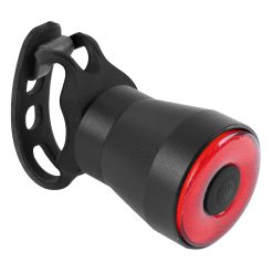 Eclairage Velo Usb Arriere Sur Tige de Selle X200 Avec Indicateur Freinage - Capteur Vibration Noir (Fonctions Fixe et Clignotant) -Selection Gravity-