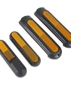 Cache Vis de Roue Avant et Arriere Pour Trottinette Xiaomi Mi 4 Pro Noir (Catadioptre Otrange) (Vendu Par 4) -Selection Gravity-