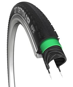 Pneu Gravel 700 X 38 Cst Detour Noir TR (38-622) -Renfort Anti-Crevaison Eps-
