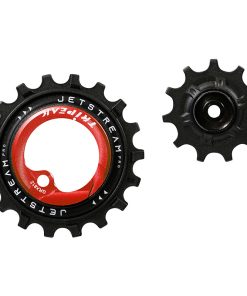 Galet Derailleur Aopw Tripeak 11-18 Dents Ceramique 11X1V. Shimano Grx Rx812 - 817 Rouge (Jeu de 2) (Garantie 4 Ans)
