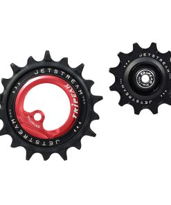 Galet Derailleur Aopw Tripeak 12-18 Dents Ceramique 12X2V. Shimano Ultegra R8100 - 105 R7100 Rouge (Jeu de 2) (Garantie 4 Ans)