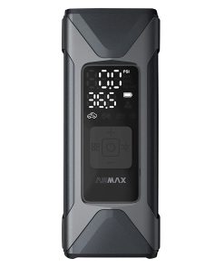 Compresseur-Gonfleur-Pompe Portable Universel Asmax T10 Digital 160 Psi 11 Bars Max (Fonction Power Bank, Eclairage, Detection Pression Pneu, Pre-Reglage de La Pression, Arret Automatique)