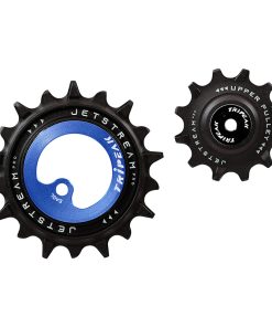 Galet Derailleur Aopw Tripeak 12-18 Dents Ceramique 12X1V. SRAM VTT Eagle Axs Bleu Fonce (Jeu de 2) (Garantie 4 Ans)