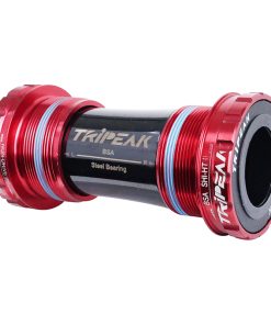 Cuvette Integre Boitier Filete Route Tripeak Anglais - Bsc - 1,37X24 Axe 24 mm Rouge (Compatible Shimano)