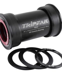 Cuvette Integre Boitier VTT-Route A Emboiter-Pressfit 3En1 Tripeak Ceramique Boite 86-92 mm Diam 41 mm Pour Axe 24 mm, 28.99 mm, 30 mm (Compatible Shimano, SRAM Dub, Rotor)