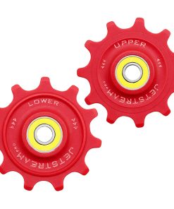 Galet Derailleur Route Tripeak 11-11 Dents Ceramique 12V. Shimano Dura-Ace R9200 - Ultegra R8100 - 105 R7100 Rouge (Blister de 2)