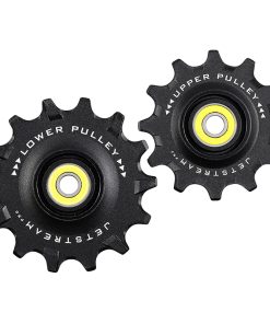 Galet Derailleur Route Tripeak 12-14 Dents Ceramique 12V. Shimano Dura-Ace R9200 - Ultegra R8100 -105 R7100 Noir (Blister de 2)