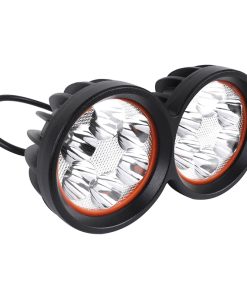 Eclairage-Phare A Led Pour Trottinette Double Foyer Orientable A Cable 12-72V (Avec Fixation) -Selection Gravity-