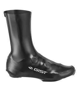 Couvre Chaussure Pluie Route Gist Rain Noir 40-42 Avec Zip Thermosoude (Paire) -5922