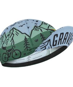 Casquette Gist Ete Gravel Bleu-Vert Deco Montagne -5952