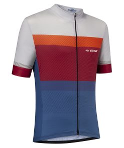 Maillot Gist Homme Maglie Manches Courtes Zip Total Color S -5347
