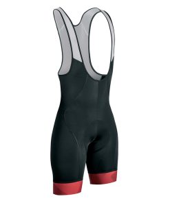 Cuissard Court Gist Climber A Bretelles Fond 3 Density Noir Bords Rouge M -5114