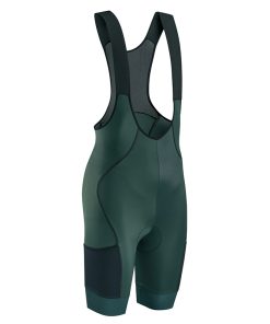 Cuissard Court VTT Gist Free Ride Discover A Bretelles Fond Hd Ergonomique Vert Bords Noir S -5125