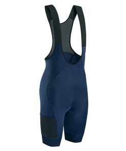 Cuissard Court VTT Gist Free Ride Discover A Bretelles Fond Hd Ergonomique Bleu Bords Noir M -5125