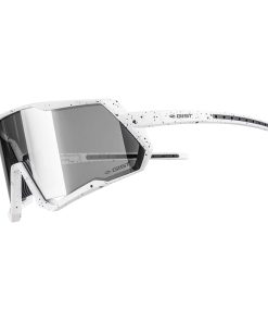 Lunettes Velo Adulte Gist Mask Monture Blanc Verre Fume Polycarbonate (Protection 100% Contre Uva, Uvb, Uv)