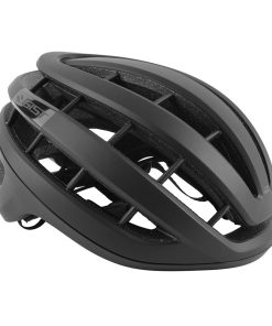 Casque Velo Adulte Gist Route Rapido Noir Mat Taille 56-62 Reglage Molette 255Grs (Compatible VTT - Gravel)