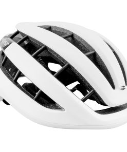 Casque Velo Adulte Gist Route Rapido Blanc Mat Taille 52-58 Reglage Molette 255Grs (Compatible VTT - Gravel)