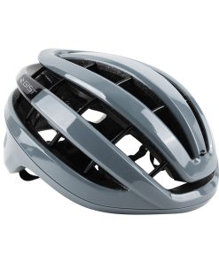 Casque Velo Adulte Gist Route Rapido Gris Brillant Taille 52-58 Reglage Molette 255Grs (Compatible VTT - Gravel)