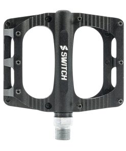 Pedale VTT Plateforme Descente - BMX Switch Xl Freeride Alu Cnc Noir Filetage 9-16 Avec Picots (Paire) 110X100mm