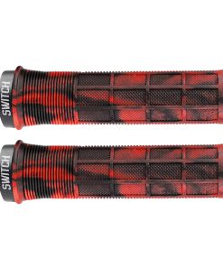 Poignee City-VTT Switch Supergrip Lock-On Rouge Fume (Paire)