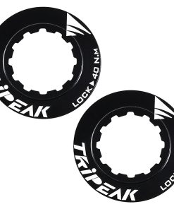 Ecrou Disque de Frein Centerlock Tripeak Aluminium Ultra Leger 7G Noir - Serrage Interne (Vendu A La Paire)