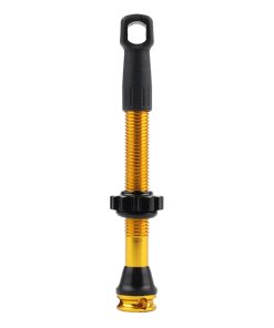 Valve de Pneu Tubeless Presta Newton Colori Or 47mm 4 Trous Pour Diffusion Preventif (Vendu A L'Unite) - Livre Avec Demonte Obus