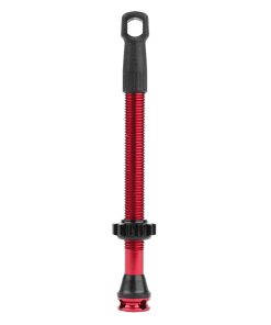 Valve de Pneu Tubeless Presta Newton Colori Rouge 60mm 4 Trous Pour Diffusion Preventif (Vendu A L'Unite) - Livre Avec Demonte Obus