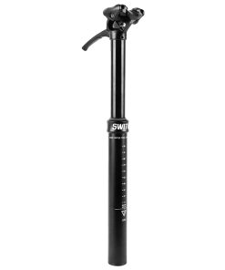 Tige de Selle VTT Telescopique Switch Sw-08 Alu Noir Diam. 31,6 L430mm (Par Levier 15-120mm)