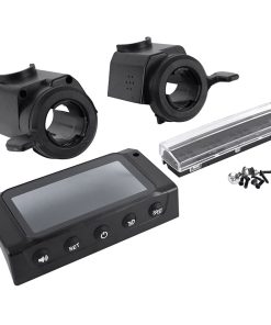 Couvercle-Cache D'Ecran Pour Compteur Trottinette Kugoo Avec Accelerateur et Frein Noir -Selection Gravity-